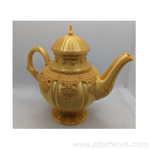 Customized gold assassin teapot
